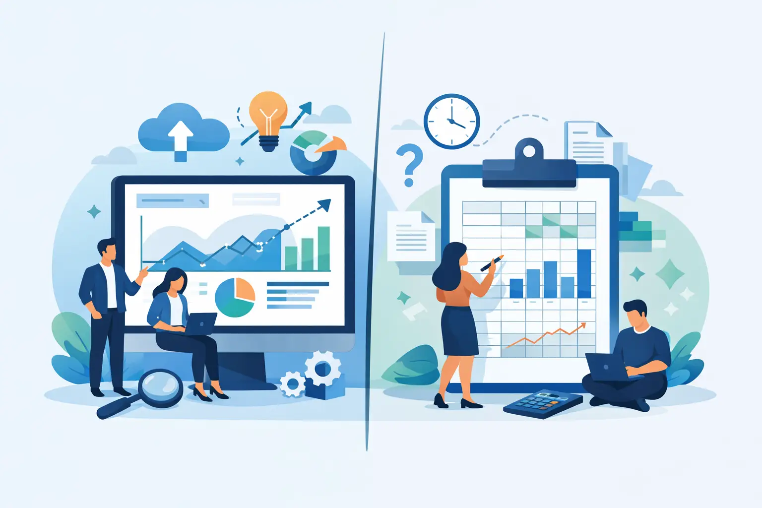 Forecasting Software vs Spreadsheets